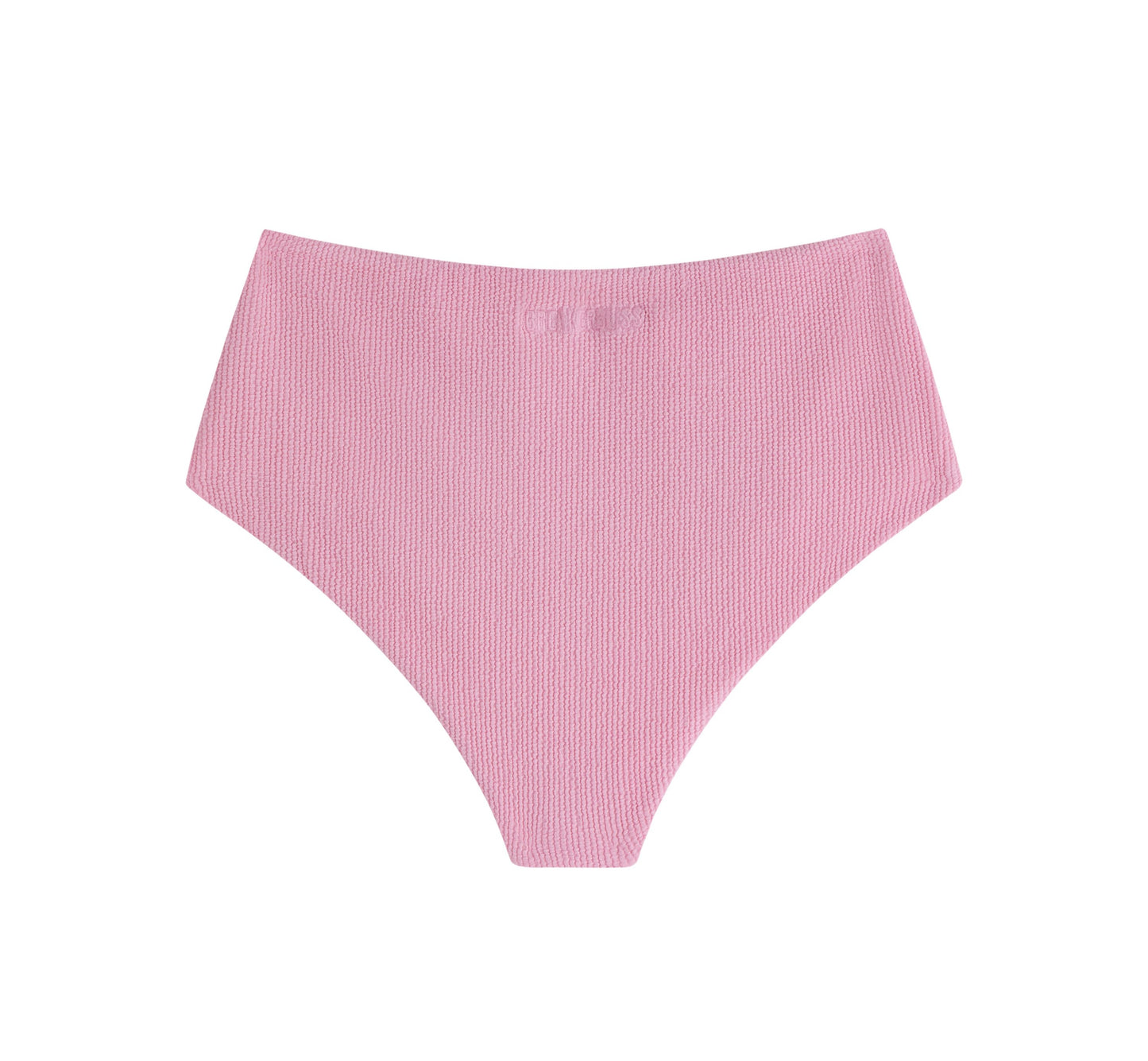 Salt Breeze Pink Textured Bikini Bottom