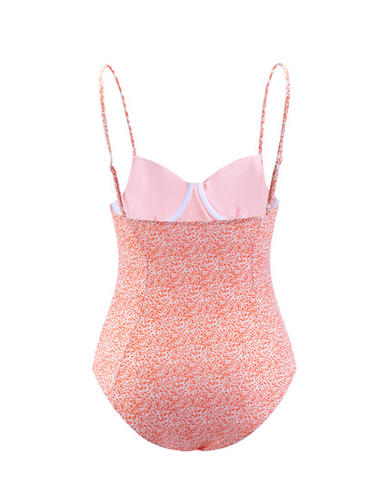 Salt & Sun Pink Floral One Piece Swimsuit