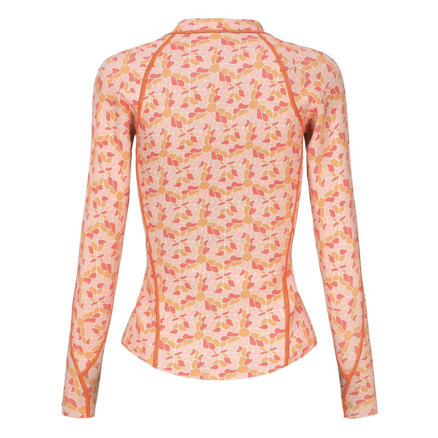 Sunkissed Days Long-sleeve Wetsuit Jacket with Floral Prints